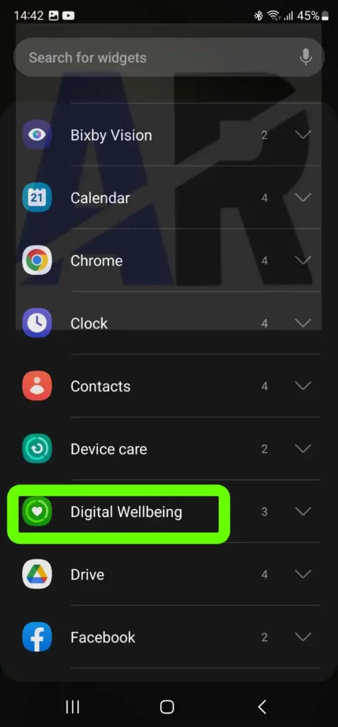 Samsung Digital Wellbeing